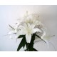 Kytice z bílých lilí Star