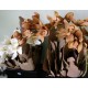 Aranžmá z umělé orchidee v ASA kostce
