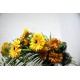 Kytice z gerber a chrysanthem