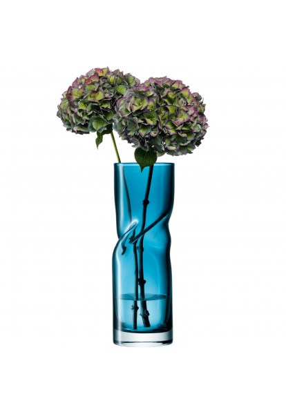 LSA váza Helix modrozelená 35 cm