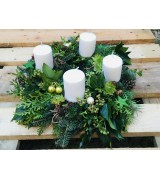 Balíček materiálu k vytvoření Adventního věnce s videonávodem