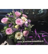 Růže, anemone, germíny a limonium